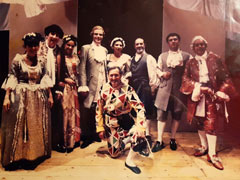 Roberto Zago in Arlecchino